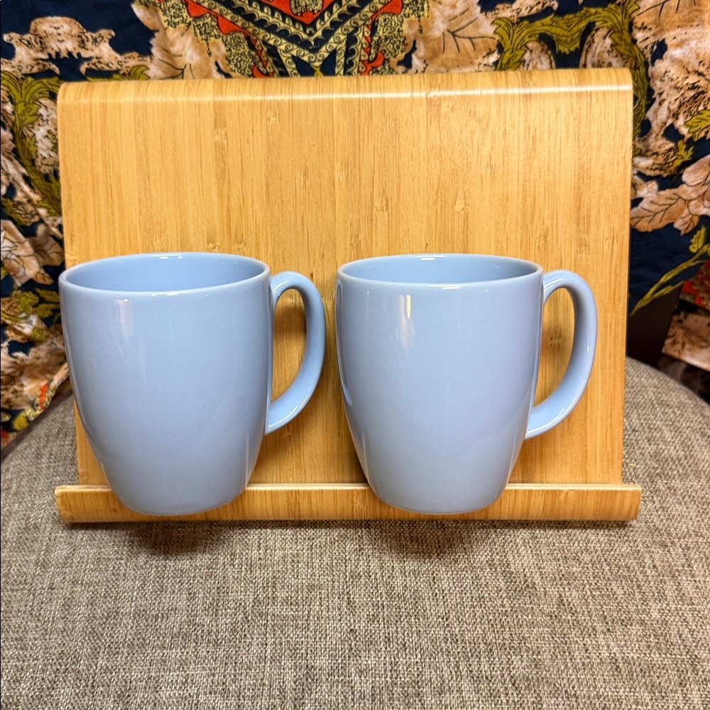 Corelle Sky Blue Stoneware Mugs